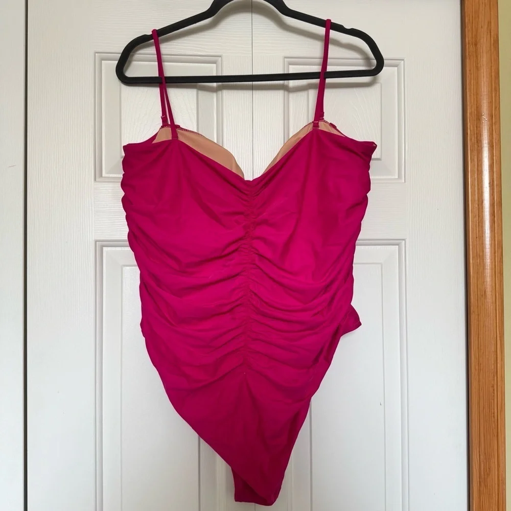 J. Crew Ruched Sweetheart One Piece Swimsuit NWT‎